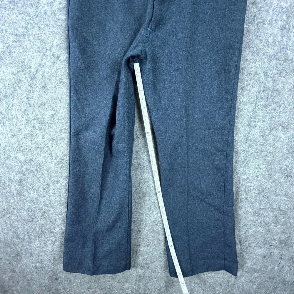 Vintage Wrangler 82HU Dress Jeans Pants Mens 38 Blue Gray Straight Leg Retro